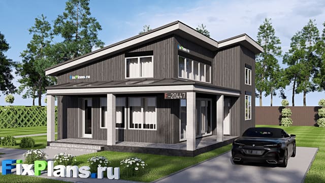 Одноэтажный дом F-20447